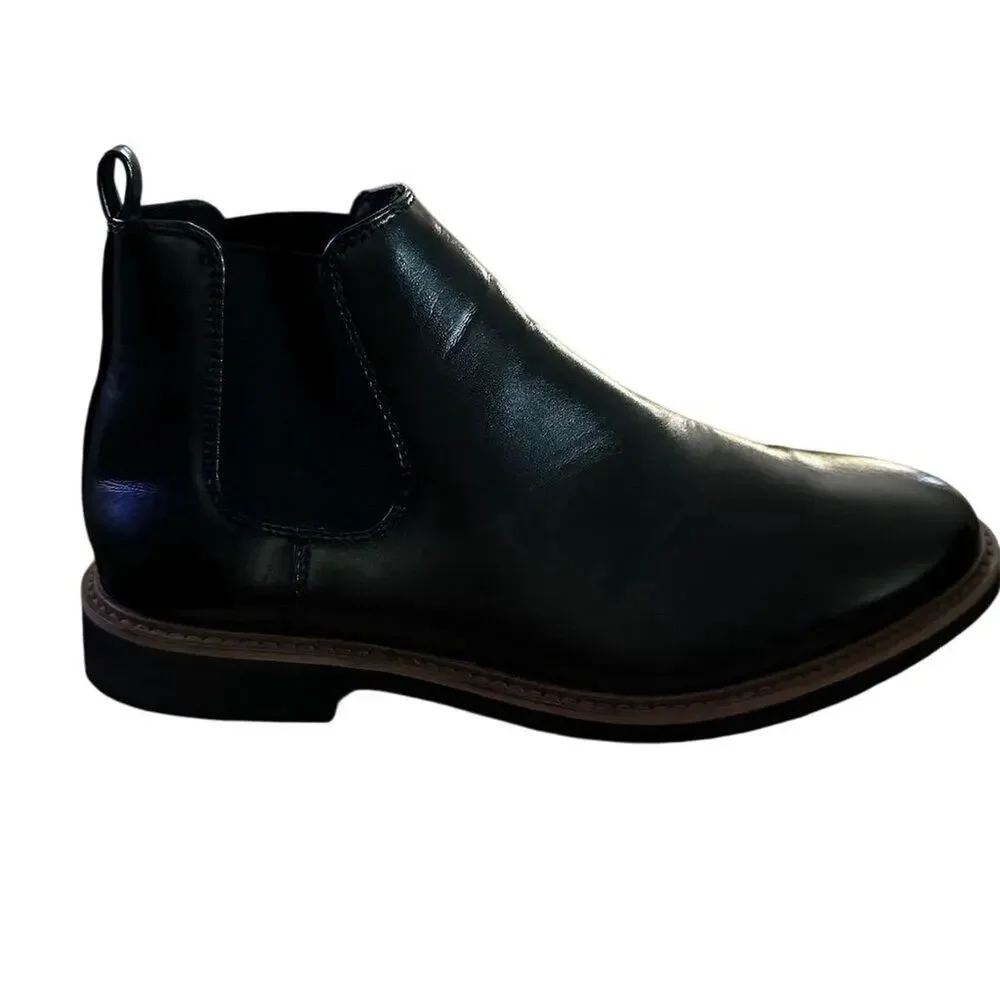 Deer‎ Stags Mens Sammy Black Chelsea Ankle Boots Size 6M - Picture 4 of 8